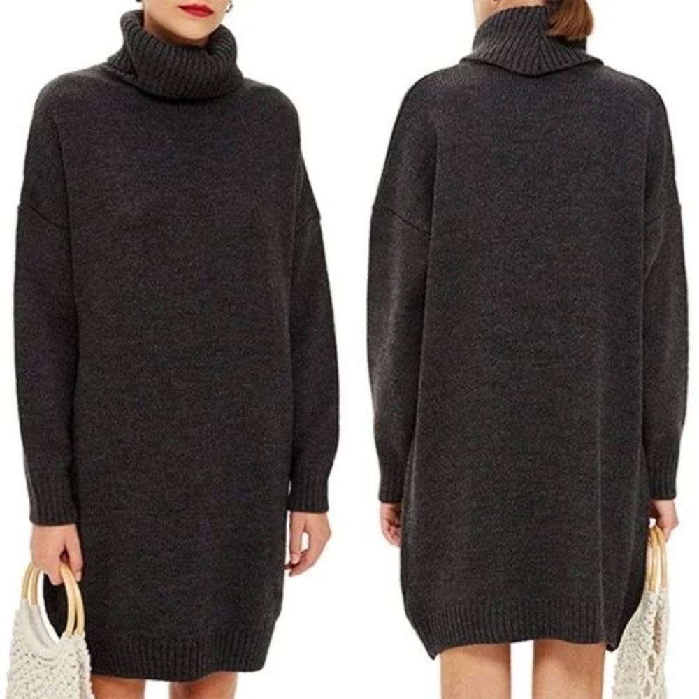 🆕 TOPSHOP - Turtleneck Sweater Dress